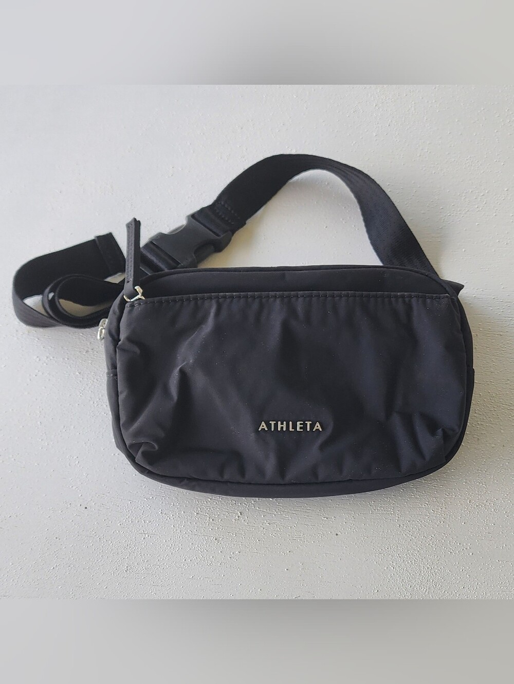 Athleta Black Crossbody Belt Bag